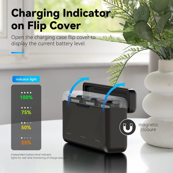 DJI Osmo Action Battery Charger TELESIN Carry Case-5