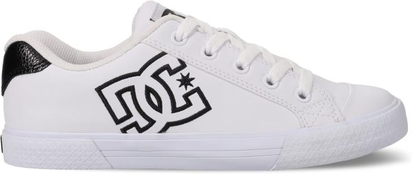 DC White Women's Skateboard Shoes-5