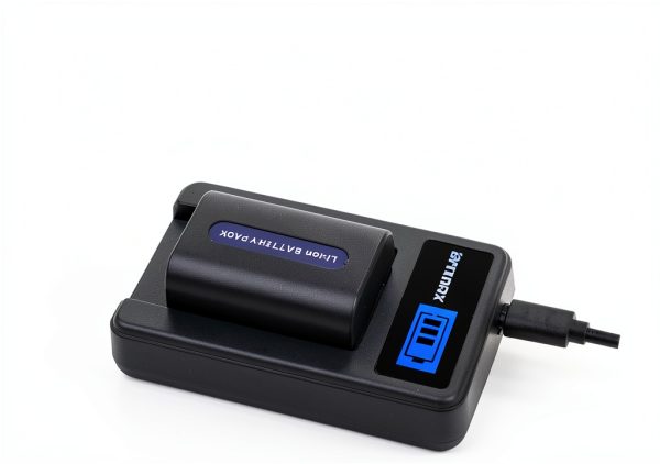 NP-FV50 Battery Charger Batmax 1200mAh Dual Pack-3