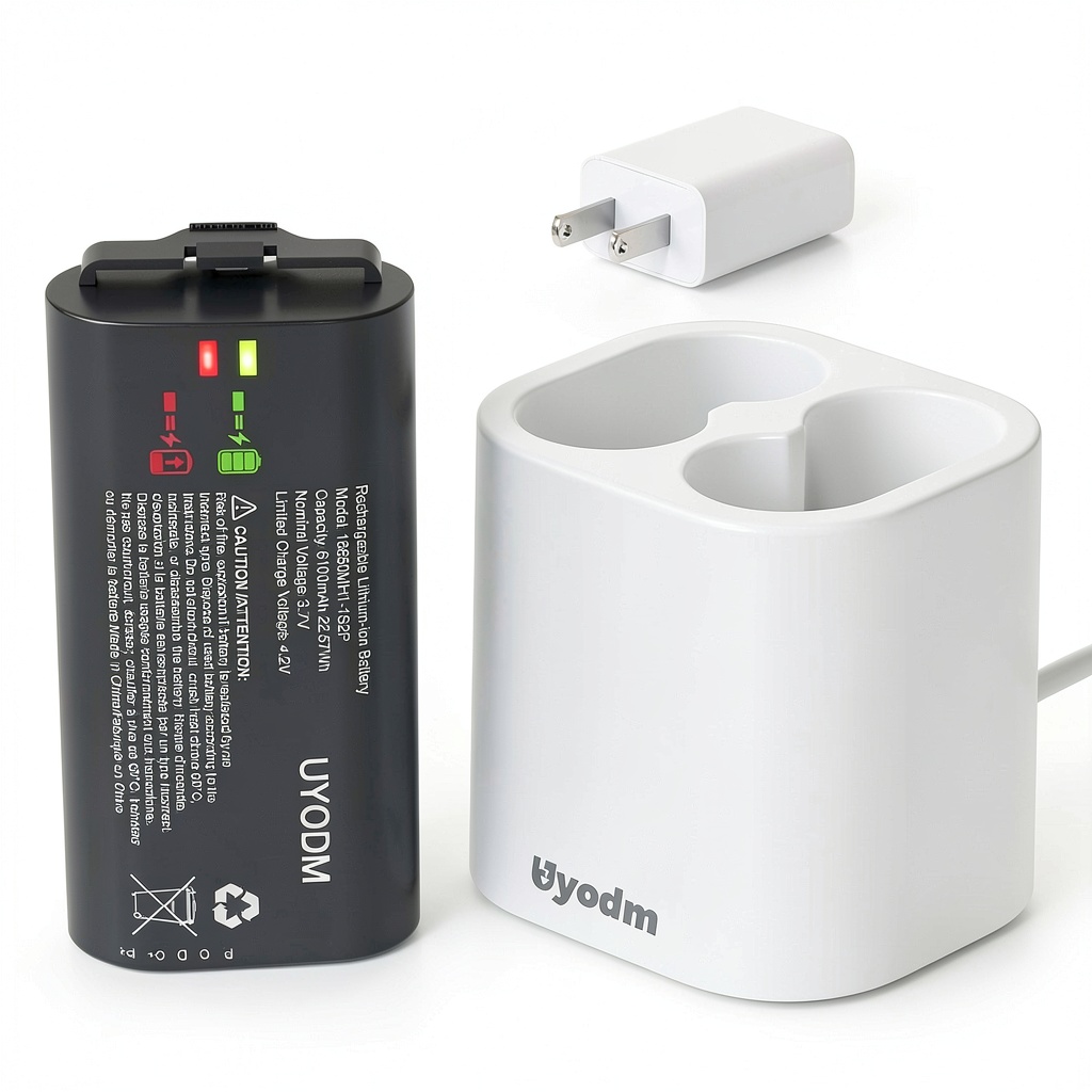 myQ Smart Garage Video Keypad Replacement Battery and Charging Station