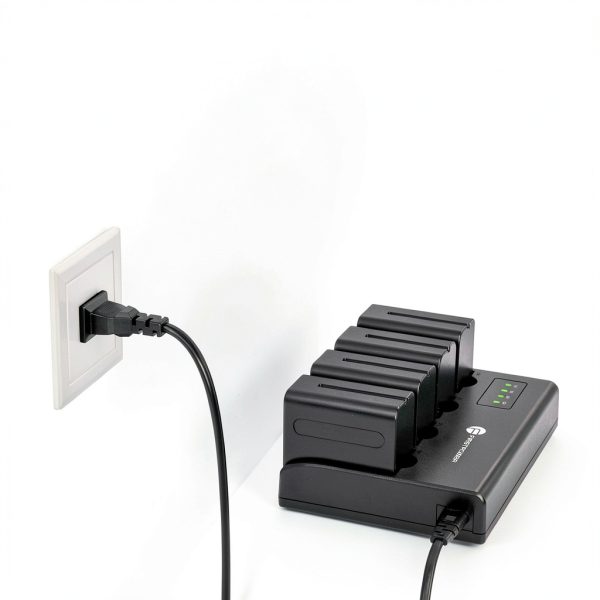 FirstPower 4-Channel Camcorder Battery Charger-2