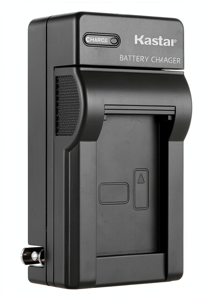 Kastar camcorder battery charger with foldable flat pin