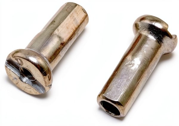 Bike Spoke Nipples Pro Bamboo Carbon Steel 12mm-2