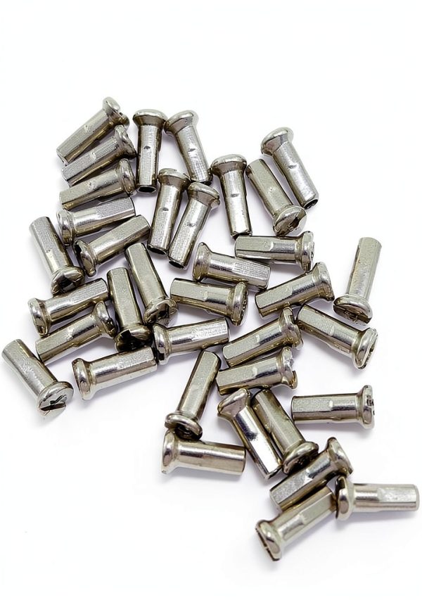 Bike Spoke Nipples Pro Bamboo Carbon Steel 12mm-4