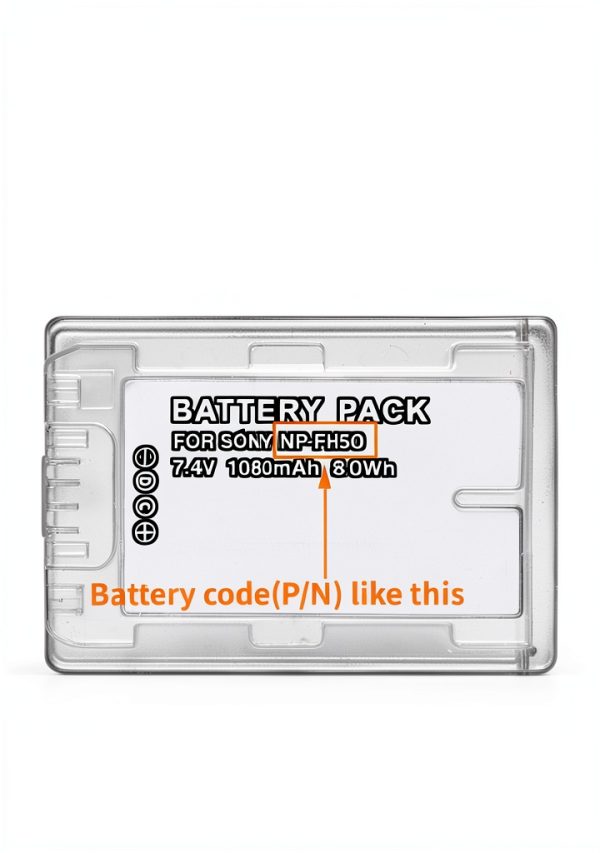 Norifon Camcorder Battery Charger NP-FH50-W-2