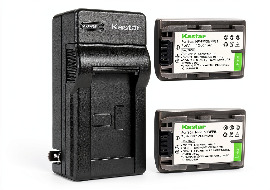 Kastar charger being used on a portable tripod in a field setting