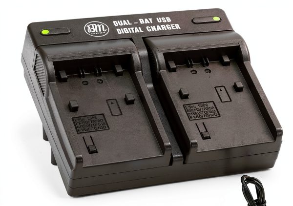 NP-FV70 Charger Big Mike's Dual USB Camcorder-5
