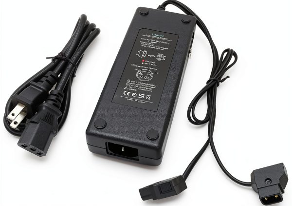Dual D-Tap Charger for Camcorder Battery-0