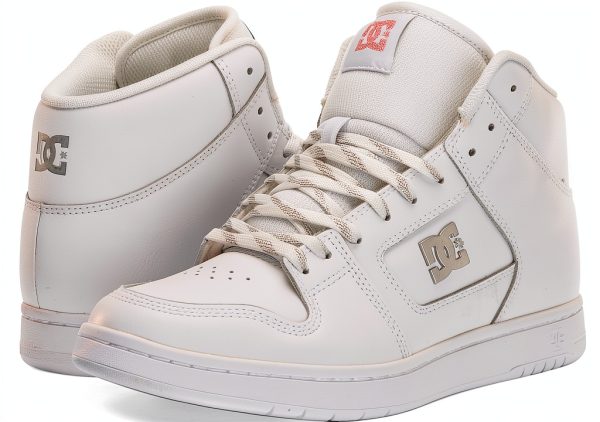 Women's Skateboard Shoes DC White Silver Pill-6