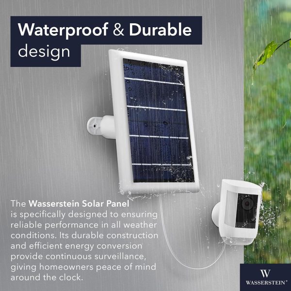Wasserstein Solar Panel Charger for Ring Cameras-5