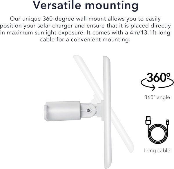 Wasserstein Solar Panel Charger for Ring Cameras-3