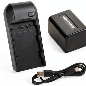 NP-FV5 Charger CofunKool Camcorder Power Pack-0