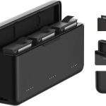DJI Osmo Action Battery Charger TELESIN Carry Case-0