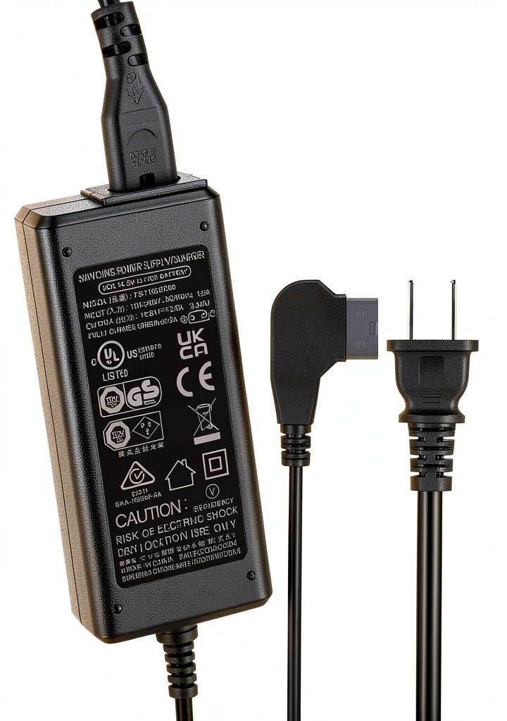 NEEWER V-Mount Battery Charger connected to a Sony camcorder on a field rig