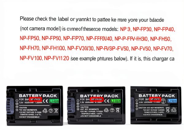 Sony NP-FH50 Battery Charger by Rainy King Camcorder-1
