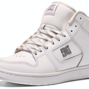 Women's Skateboard Shoes DC White Silver Pill-0