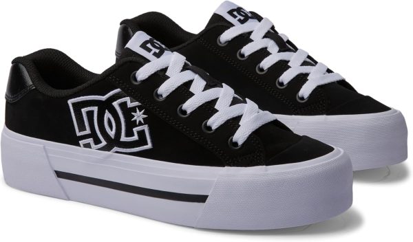 DC Womens Skateboard Shoes Black Pill Pattern-0
