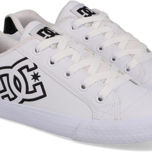 DC White Women's Skateboard Shoes-0