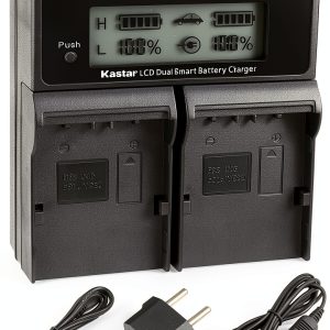 JVC Camcorder Charger Kastar Dual Fast Charger-0