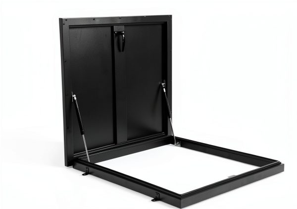 27.5" L x 27.5" W Roof Hatch Door ZSUCC Steel Access with 90° Latch-0