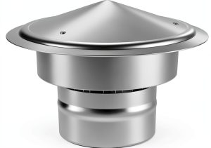 VEVOR 6-inch Chimney Cap 304 Stainless Steel Silver Roof Cover-0