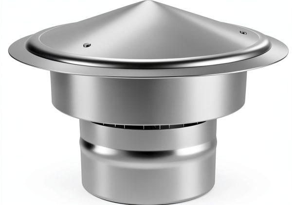 VEVOR 6-inch Chimney Cap 304 Stainless Steel Silver Roof Cover-0