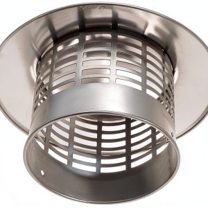 Chimney Rain Cap KICHOUSE Roof Cover Stainless Steel Round 7.28"-0