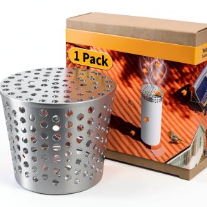LBG Products PVC Vent Termination Cap 3.27" Stainless Steel Roof Cover-0