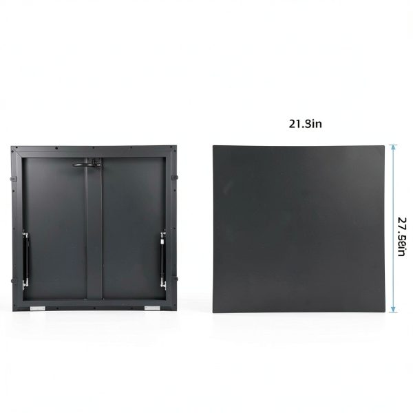 27.5" L x 27.5" W Roof Hatch Door ZSUCC Steel Access with 90° Latch-1