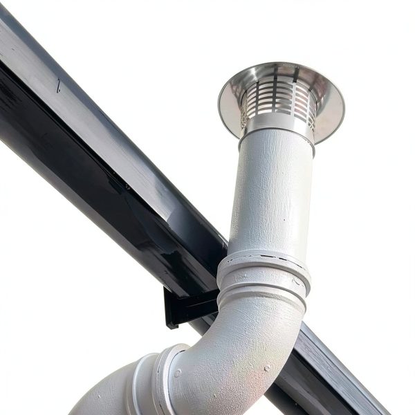Chimney Rain Cap KICHOUSE Roof Cover Stainless Steel Round 7.28"-1