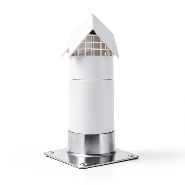 Radon Vent Cap 3" PVC Roof Cap by Feekoon Aluminum Alloy 6mm Mesh-2