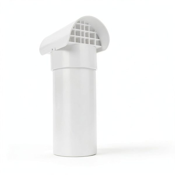 4 Inch Vent Cap Holdly Cover PTEG 4-in PVC White-3