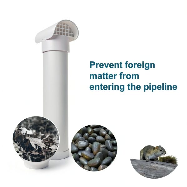 4 Inch Vent Cap Holdly Cover PTEG 4-in PVC White-2